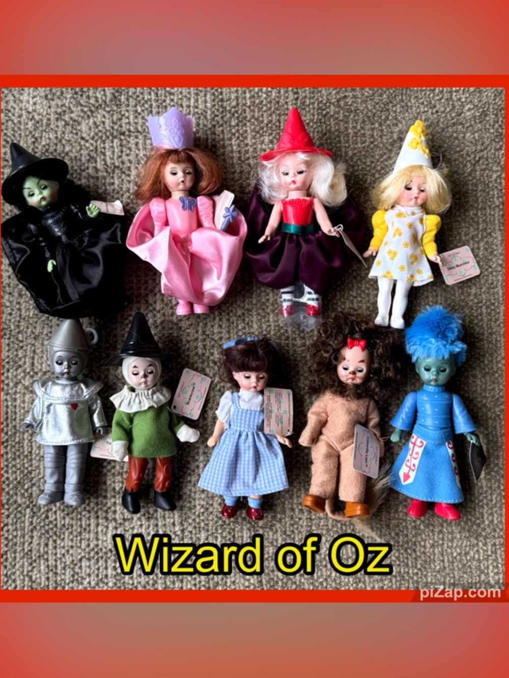 ❣️Madame Alexander “Wizard of Oz” Miniature Dolls ~ Vintage - Set of Nine
